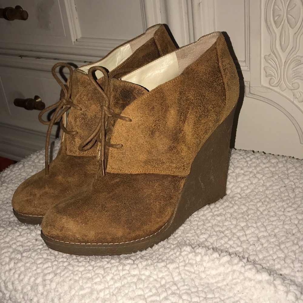 Enzo Angiolini suede booties.